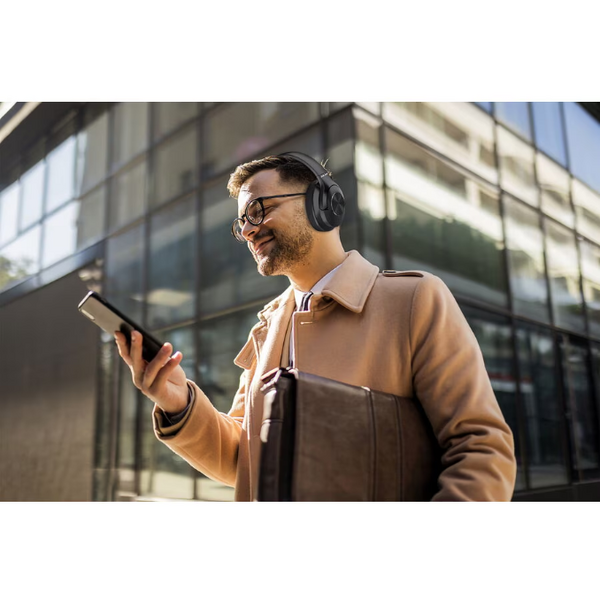 Casti Over-Ear Akai BTH-P100, Wireless, Bluetooth, Negru