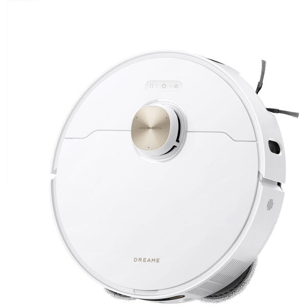 Robot de aspirare Dreame L40s Pro Ultra RLL74CE-WH, detectare a obstacolelor, depasire obstacol 4CM, perie dubla anti-incurcare, aspirare 19000Pa, alb