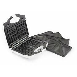 Prajitor de paine tip Sandwich Maker Esperanza Portabella EKT006W3 in 1 700W Alb