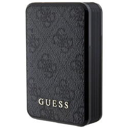 Acumulator extern Guess 10000mAh 18W QC 1xUSB 1xUSB-C 1xMicroUSB Indicator baterie Negru