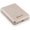Acumulator extern wireless Guess 5000mAh 15W Magsafe 1xUSB-C Indicator baterie Auriu