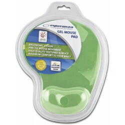 Mousepad cu gel Esperanza EA137G design ergonomic Verde