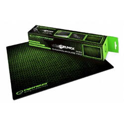 Mousepad gaming Grunge Esperanza EGP101G mini Negru/Verde