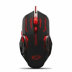 Mouse Optic Gaming Esperanza Apache EGM403R 2400dpi 1.5m Usb Negru/Rosu