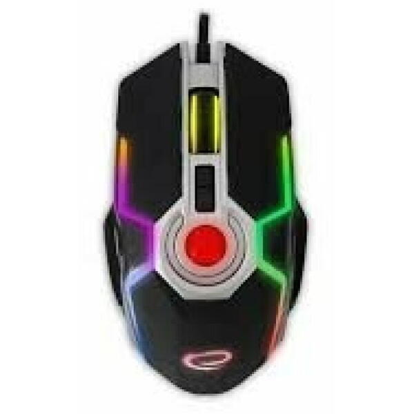 Mouse Optic Gaming Esperanza Mangora EGM701 iluminare RGB 2400dpi 1.5m Usb RGB