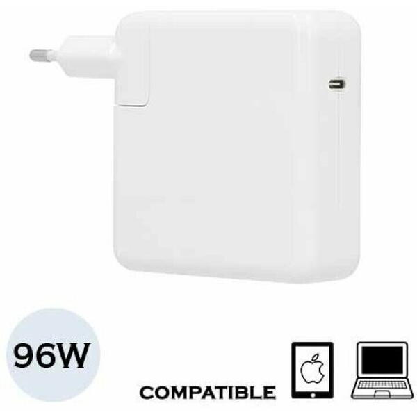 Incarcator retea Lamtech Type-C 96W 20.5V 4.7A Alb