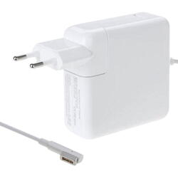 Incarcator retea Magsafe 1 Lamtech Compatibil iPad si Macbook Type "L" 60W 165V 365A Alb