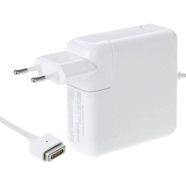Incarcator retea Magsafe 2 Lamtech Compatibil iPad si Macbook Type "T" 45W 1485V 305A Alb