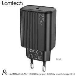 Incarcator retea Lamtech PD 25W 1xUSB Type-C Negru