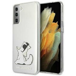 Husa de protectie Karl Lagerfeld Choupette Fun pentru Samsung Galaxy S21+ 5G Transparent