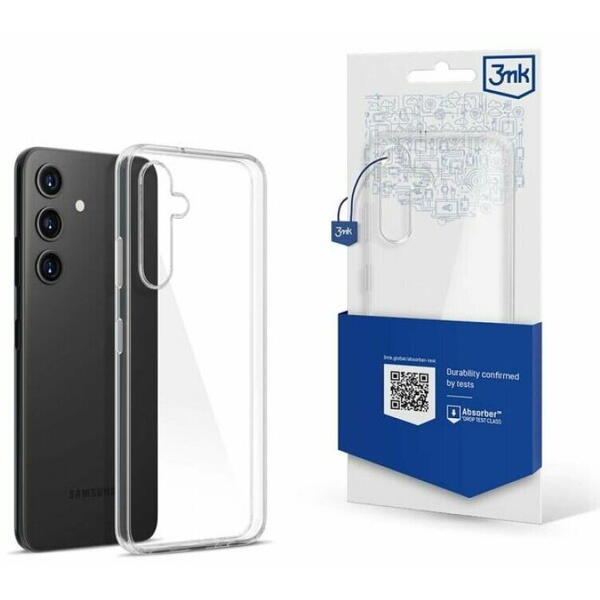 Husa de protectie 3mk Clear Case pentru Samsung Galaxy S24+ Transparent