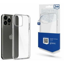 Husa de protectie 3mk Clear Case pentru iPhone 15 Pro Max Transparent