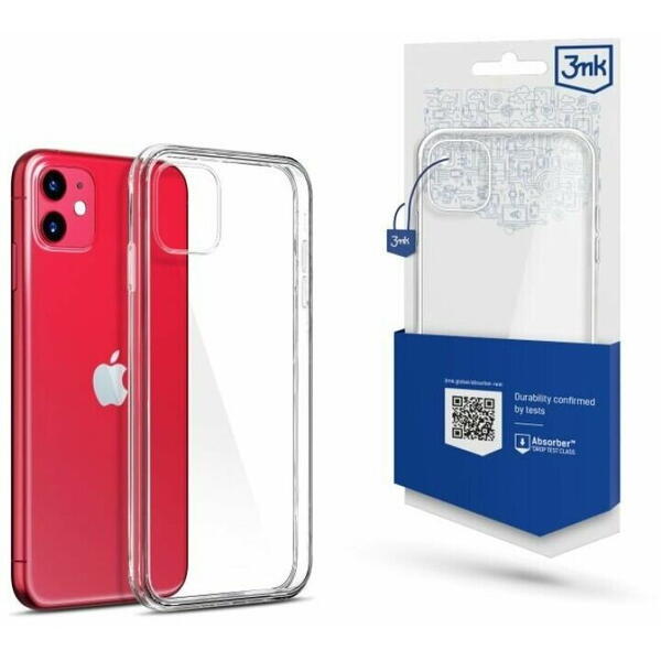 Husa de protectie 3mk Clear Case pentru iPhone 11 Transparenta