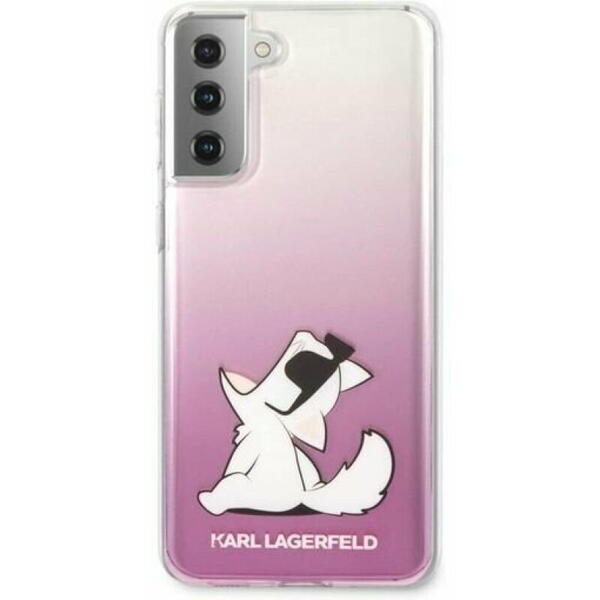 Husa de protectie Karl Lagerfeld Choupette Fun pentru Samsung Galaxy S21+ 5G Roz