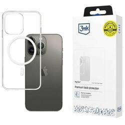Husa de protectie 3mk MagCase pentru iPhone 15 Pro Max Transparent
