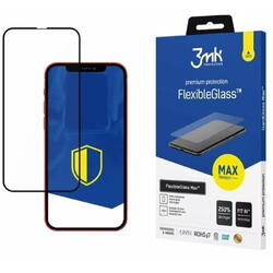 Folie de protectie 3mk FlexibleGlass Max pentru iPhone 13 Pro Max Negru