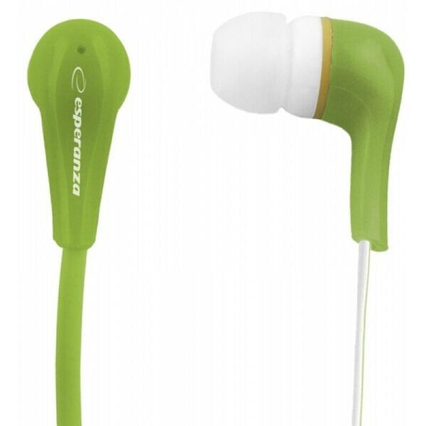 Casti stereo Esperanza Lollipop EH146G Verde