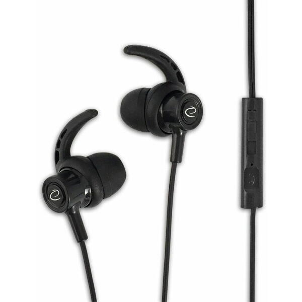 Casti stereo cu microfon Esperanza EH192K Negru/Gri