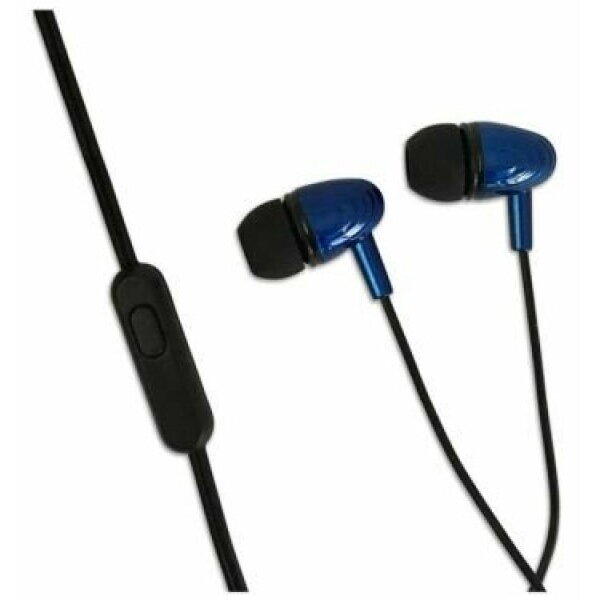 Casti stereo cu microfon Esperanza EH193KB Negru/Albastru