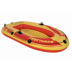 Barca Tropicana JILONG 100-25, 185 cm x 98 cm x 28 cm, rosu/galben