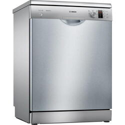 Masina de spalat vase Bosch SMS25AI05E, 12 seturi, 5 programe, Silence Plus, Motor EcoSilence Drive, Clasa E, 60 cm, Inox - RESIGILAT