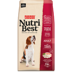 NutriBest Adult Pui și Orez 3 kg