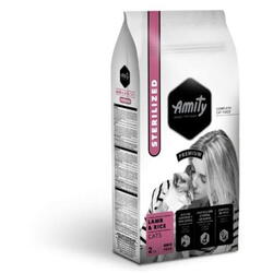 Hrana Uscata Pisici Amity Sterilizat Cu Miel 2 kg