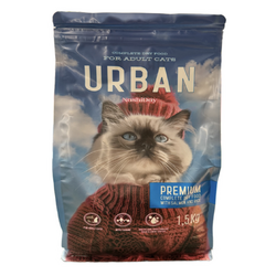 Hrana Uscata Pisici Urban Premium Somon Si Orez 1.5Kg