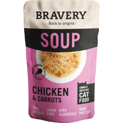 Bravery Cat Soup Cu Pui Si Morcov 40 g