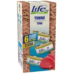 Hrana umeda pentru pisici Life Cat, cu ton, 6buc x 50g