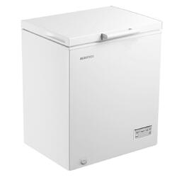 Lada frigorifica Albatros LA175E, 142 l, Clasa E, Panou de control cu leduri, Interior aluminiu, Termostat reglabil, Convertibil, Alb