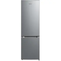 Combina frigorifica Albalux AXCFS350E, 262 l, Clasa E, Iluminare LED, Usi reversibile, H 177.3 cm, Inox