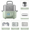 Aparat de gatit cu aburi BUYDEEM G564-CG/EU, 1500 W, 6 programe automate, 5 l, Verde
