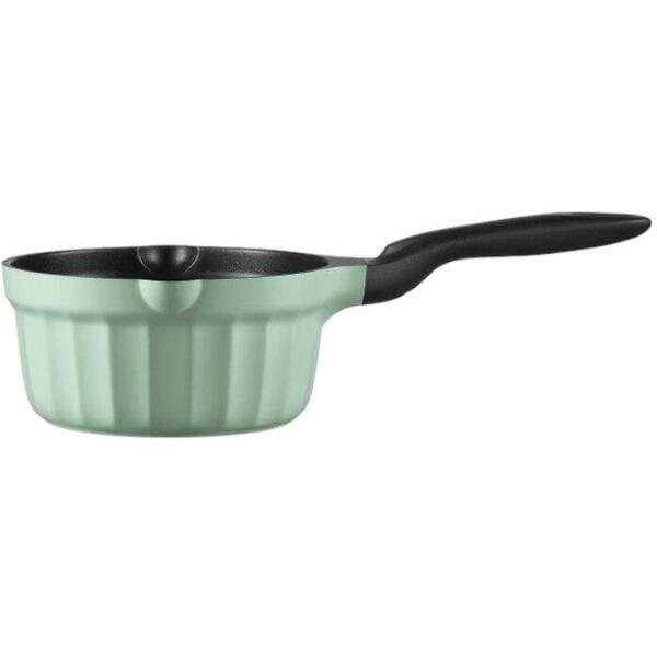 Tigaie de sos cu capac BUYDEEM CP141-CG, 1.8 l, 18 cm, Aluminiu turnat, Verde