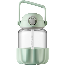 Sticla cu pai portabila BUYDEEM DG78-CG, 800 ml, Verde