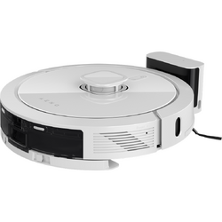 Aspirator robot AENO RC8S, Autonomie 250 minute, 300 mp, 4000 Pa, Rezervor 2-in-1 apa 0.3 l si praf 0.3 l, Asistent vocal si aplicatie, Filtru HEPA, 20 senzori, Navigare LiDAR, Alb