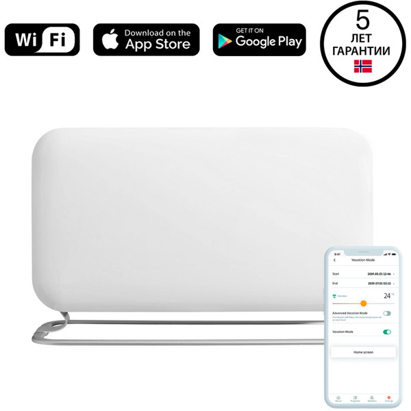 Convector podea Mill WiFi + APP control + Bluetooth, 1200W