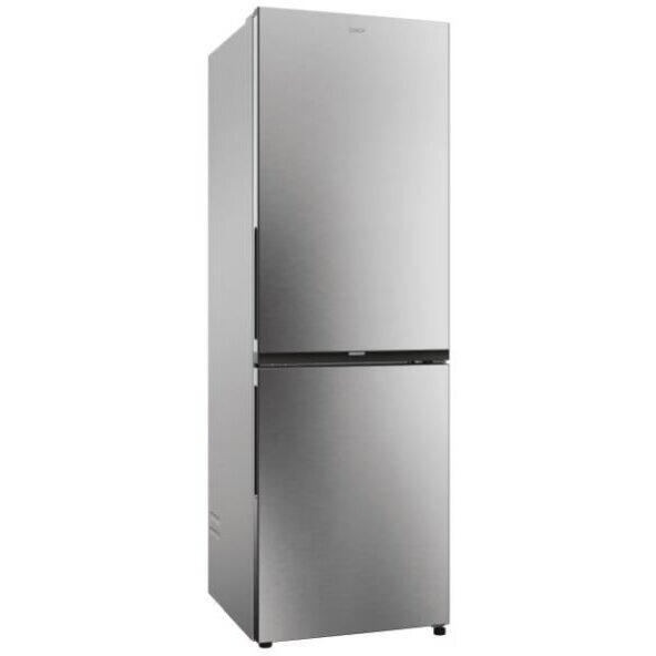 Combina frigorifica Candy ECN2CQTEX186, No Frost, 355 l, H 185 cm, Clasa E, Wi-Fi, inox