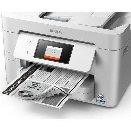 Multifunctional Epson Printer WF-M4619DWF 4-in-1, monocrom, A4, 36ppm, ADF, Alb