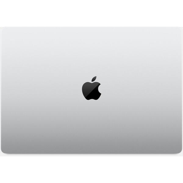 Notebook Laptop Apple MacBook Pro 16" cu procesor Apple M4 Max, 14 nuclee CPU si 32 nuclee GPU, 36GB RAM, 1TB SSD, Silver, Tastatura Internationala, Manual RO