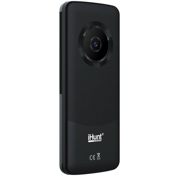 Telefon mobil iHunt i4 PRO, Dual SIM, 2G, Bluetooth, Camera Foto, Radio FM fara cablu, Lanterna, Difuzor puternic 3-in-1, USB-C, Black