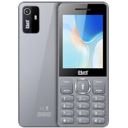 Telefon mobil iHunt i11, 2G, Dual SIM, Bluetooth, 2.8-inch, Camera Foto, Radio FM, Difuzor 2-in-1 Puternic, 1500 mAh, Silver
