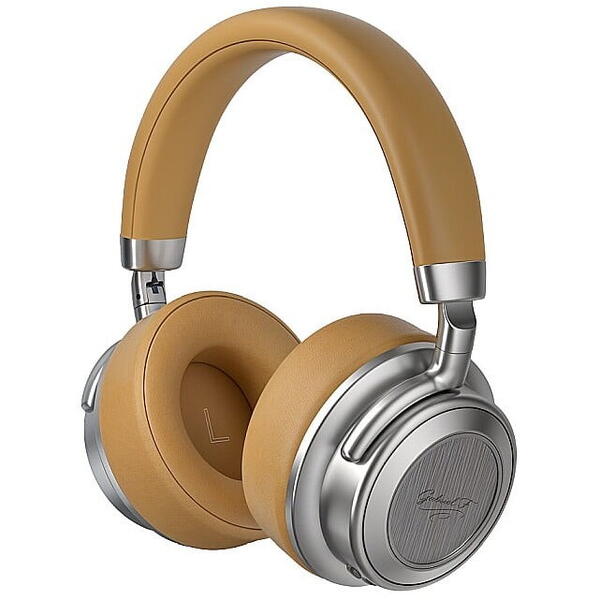 Casti Over the Ear iHunt 3X by Gabriel F, Wireless, Active Noise Cancelling, Bluetooth 5.4, Game Mode, Autonomie 30h, Microfon, Brown