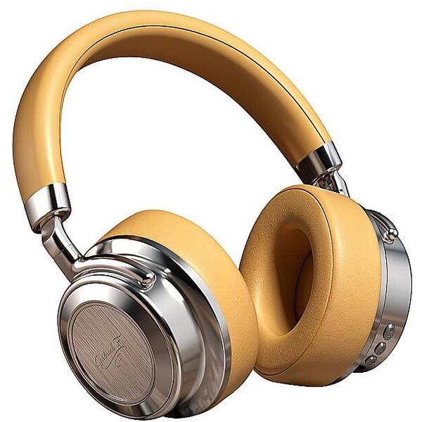 Casti Over the Ear iHunt 3X by Gabriel F, Wireless, Active Noise Cancelling, Bluetooth 5.4, Game Mode, Autonomie 30h, Microfon, Brown