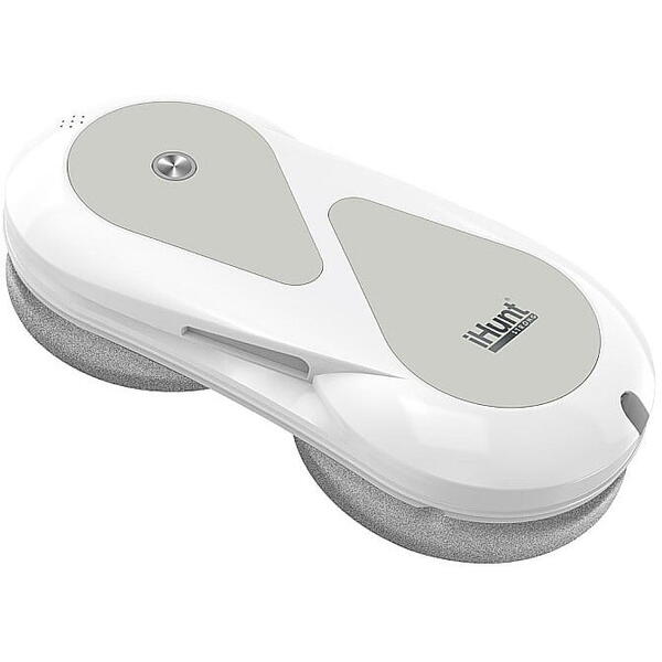 Robot curatare geamuri iHunt Smart Window 5 PRO Twin Spray, control Wi-Fi, mod de detectare a marginilor 90 W, Alb