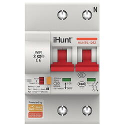 Siguranta automata inteligenta iHunt Home WIFI Smart Circuit Breaker 2P 32A