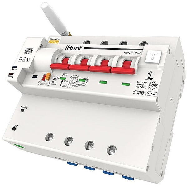 Siguranta automata inteligenta cu contorizare iHunt Home WIFI Smart Metering Leakage Circuit Breaker 4P 100A