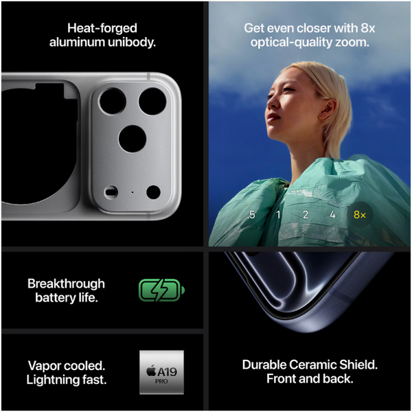 Telefon mobil Apple iPhone 17 Pro Max, 256GB, 5G, Deep Blue