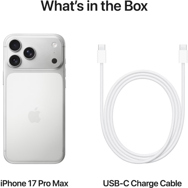 Telefon mobil Apple iPhone 17 Pro Max, 512GB, 5G, Silver