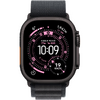 Apple Watch Ultra 3, GPS + Cellular, Carcasa Black Titanium 49mm, Black Alpine Loop - Small